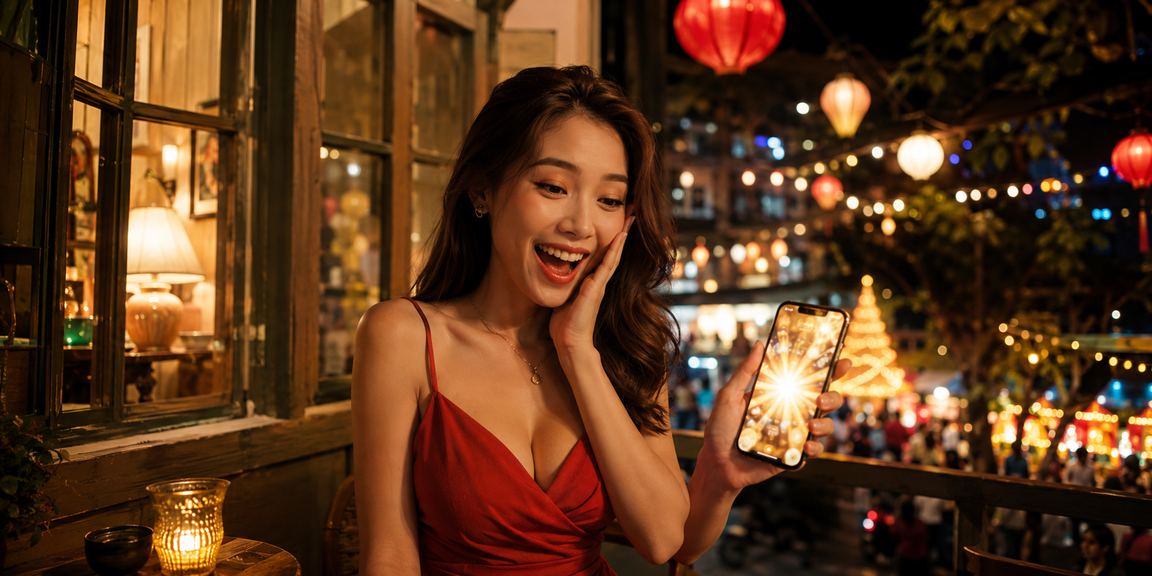Người chơi thưởng thức cà phê và xem kết quả xổ số tại Đà Lạt