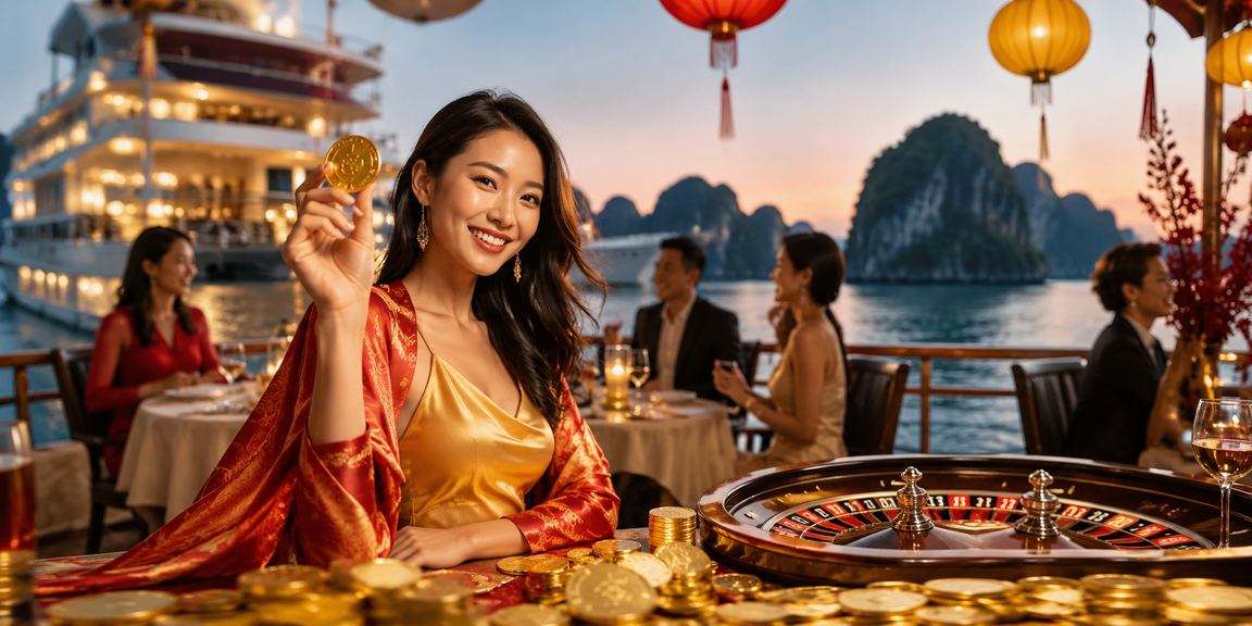 Không khí lễ hội và giải trí tại Vịnh Hạ Long, miền Bắc Việt Nam