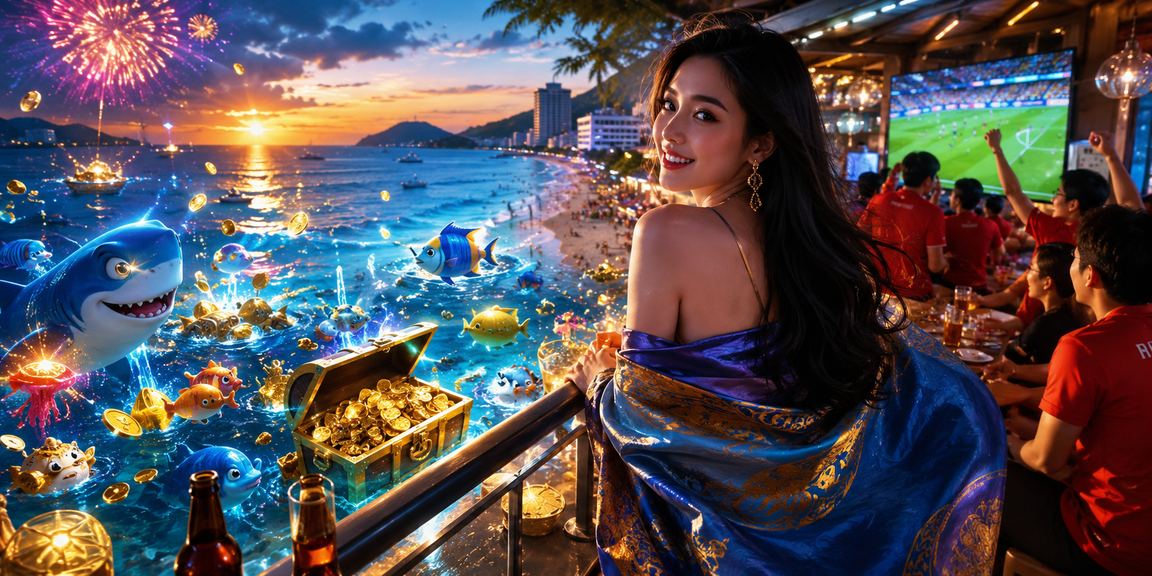 Khách chơi cược thể thao bên bờ biển Vũng Tàu